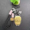 Nuevo Producto Oro Puro 999Chiikawa Usachi Ikaawa Cadena para Teléfono Móvil Llavero Colgante para Bolso Cordón