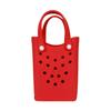 Bolso de Agujeros de Eva Dopamina Estilo Coreano, Accesorio DIY, Bolso de Mano de Moda, Bolso de Playa para Niña