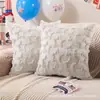 Funda de Almohada de Peluche Tridimensional con Estrella de Cinco Puntas para el Día de la Independencia, Venta Caliente Transfronteriza, Decoración de Sofá, Cojín para Cabecera, Cojín Decorativo Estilo Americano