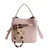 Bolso de Mano Retro de Gama Alta Tipo Cubo para Mujer Nueva Moda Tendencia Primavera 2026 Bolso Versátil de Hombro Cruzado