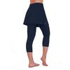 Ropa Europea y Americana de Tallas Grandes para Mujer de Amazon Transfronteriza, Conjunto de Dos Piezas de Falda y Pantalón para Chicas Gorditas, Pantalones de Yoga Adelgazantes de Alta Elasticidad para Mujer S7010