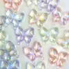 Acrílico Galvanizado UV Colorido Pintura al Óleo Transparente Mariposa DIY Cadena para Teléfono Móvil Bolso Colgante Joyería Accesorios Material Cuentas Sueltas