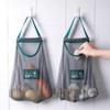 Bolsa Colgante Multifuncional para Frutas y Verduras de Cocina Almacenamiento Especial para Jengibre y Ajo Colgante de Pared Especial Bolsa de Malla Transpirable para Almacenamiento de Ajo Jengibre