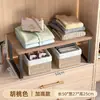 Armario ahorrador de espacio para ropa y bolsos, organizador, zapatero de armario, estantes divisores internos de múltiples capas, estante multicapa