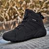 Botas Tácticas de Exterior con Cordones de Moda 2025 Caña Alta Botas para Acampar Entrenamiento de Campo Fanáticos Militares Calzado para Hombre Botas de Combate Resistentes al Desgaste Invierno
