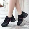 Nuevos Zapatos de Baile de Malla Transpirable para Hombres y Mujeres, Zapatos de Aeróbicos de Suela Blanda, Tenis de Entrenamiento para Danza Moderna y Jazz