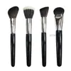 Venta Directa Personalizada 4 Brochas de Maquillaje, un Set Completo de Herramientas de Belleza, Pelo de Nylon Súper Suave, Sin Pérdida de Pelo de Fábrica