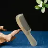 Nuevo Peine de Cuerno de Oveja Pulido a Mano con Dientes Cuidado Personal Limpieza Lavado de Cuero Cabelludo Masaje Peine para el Cabello Peine para Cabello Largo