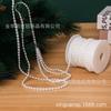 Cadena de perlas de imitación con conexión de gota de agua de girasol de media superficie de 4-10 mm, accesorios para ropa, juguetes