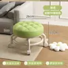Taburete con Ruedas Giratorias para Estar Sentado Mucho Tiempo, Uso Doméstico Moderno Minimalista, Taburete Móvil con Ruedas, Taburete Bajo con Ruedas, Taburete Redondo para Niños