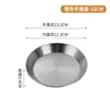 Placa Plana Espessada de Aço Inoxidável Prato para Frutos do Mar Placa Dourada para Churrasco Prato de Cozinha para Pizza Prato para Assar Prato Multiuso