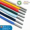 Cuerda de algodón de color de 5-6 mm directa de fábrica, cuerda para suéter, sombrero, pantalones deportivos, cintura, cuerda redonda de algodón sólido, cabeza de metal