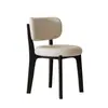 Silla Nórdica Moderna Minimalista para el Hogar de Madera Maciza Silla con Respaldo de Diseño Italiano de Lujo Ligero Silla de Comedor para Apartamento Pequeño