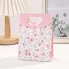 Saco Simples Pequeno Fresco Saco de Papel de Flor Saco de Presente Bow Flip Bag High Color Value Portable Gift Bag Edição Vertical