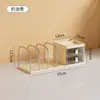 Estilo Creme Desenho Animado Escritório Mesa Estudante Escola Casa Mesa Livro Arquivo Materiais de Estudo Suporte de Livro Arquivo