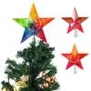 Adhesivo de resina DIY gota para punta de árbol de Navidad estrella brillo espejo gota de pegamento molde de silicona Ruihe