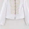 Chaqueta Corta de Moda Ajustada Estilo Napoleón para Mujer, Nueva Primavera 2026, Transfronteriza AliExpress
