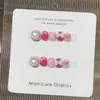 [Unhas Infantis Tom e Mary] Taoxili Doce Gatinho Mary Adesivo em Relevo Laço Tridimensional Unhas Vestíveis