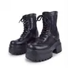 6228-3 Altura 12CM Botas Martin de Suela Gruesa para Mujer, Estilo Nuevo para Mujeres Petites, Botines de Tacón Alto, Botas Frescas de Malla Transpirable Delgada