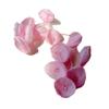 Pendientes de malla estilo Mori, estilo vacacional grandioso, pendientes de pétalos, pendientes de vitalidad fresca, joyería para orejas llamativa para mujer