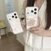 Estuche de etiqueta esmerilada Rilakkuma adecuado para iPhone 17/18 Pro Max, soporte coreano Apple 16, 15P lindo