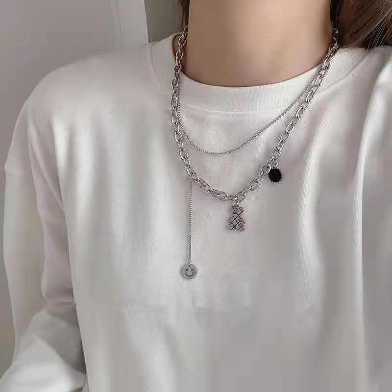 笑脸锁骨链