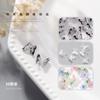 30 Joyería Diamante para Arte de Uñas Mixta al Mayoreo Resina Negra Mariposa Serie Oscura Selecciones de Influencer Manicura Camelia