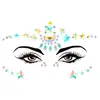 PARTYJOY artículo de venta caliente transfronterizo pegatinas de gemas para la cara pegatinas para cejas pegatinas faciales autoadhesivas de diamante pegatinas faciales para carnaval musical Halloween