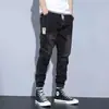 Jeans para Hombre Otoño e Invierno Marca de Moda Cintura Ajustada Holgada Talla Grande Pierna de Lazo Pantalones Harem Forrados de Polar Engrosados Cálidos Resistentes al Desgaste Pantalones Casuales