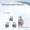 Nuevo Lujo Accesible Zircón Corazón Lazo Corona Pavo Real Cobre Incrustado Zircón DIY Manicura Bolsa para Presbicia Accesorios