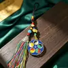 Llavero accesorio colgante Tai Chi de aleación estilo étnico para hombres y mujeres, pequeño regalo decorativo, decoración de bolsa de viaje, venta al por mayor