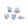 Série Acrílica Sanrio Desenho Animado Doce Fatias Doces Grampos de Cabelo para Meninas Ímãs de Geladeira Material para Crocs Feitos à Mão DIY