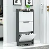 Zapatero ultrafino 10cm 12cm 13cm 15cm Tipo puerta abatible gabinete extremadamente estrecho para entrada detrás de la puerta