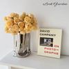Estilo ins arranjo de flores artificiais 27 cabeças gravata de mão peça de chá sala de estar decoração de flores decorativas mesa de jantar buquê de lótus de flores luz luxo