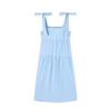 Vestido de Playa Vacaciones Marítimas 2025 Nuevo Estilo Vestido Largo Dulce Francés Viento Puro Vestido de Tirantes Niños Verano