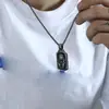Acero de titanio nórdico retro mito aoding logo vikingo guerrero colgante hombres ins punk hip hop calle collar