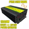 Inversor de Onda Pura 500W800W1000W1300W 12V para 220V Carro Solar Duplo USB Display