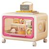 Gabinete de Almacenamiento Doméstico Libros y Artículos Varios Almacenamiento a Prueba de Polvo Estante de Almacenamiento Multifuncional Carrito de Almacenamiento de Juguetes para Niños de Múltiples Capas