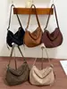 Bolso de Felpa Gamuza Mate Color Sólido para Mujer 2026 Otoño/Invierno Nuevo Bolso de Hombro Simple Retro Bolso Cruzado Casual para Viaje