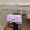 Bolso de Alta Gama Estilo Occidental para Mujer 2024 Nuevo Moderno Niche Bolso Cruzado de Hombro Sobaco Cyber Celebrante Bolso Baguette
