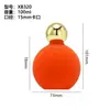 Frasco de Perfume de Vidro Flocado 100ml Frasco Pequeno Recarregável de Vidro Transparente Frasco Spray Atacado Frasco Vazio com Tampa de Perfume Flocked