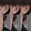Pendientes de Perla de Plata de Ley S999 para Mujer con Lóbulo Perforado para Dormir Sin Quitar Pendientes de Gama Alta Lujo Accesible Pendientes de Hélice/Hueso de la Oreja de Nicho