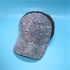 Gorra de béisbol al por mayor disponible, con diamantes de imitación, versión coreana, estilo Joker, protector solar de verano, manual, con diamantes de imitación.