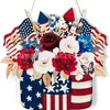 Amazon Día de la Independencia Letrero de Madera Colgante Decoración Bandera Americana Estrella Guirnalda de Fiesta Decoraciones Decoración de Porche Exterior