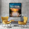 Pintura de Diamante 5D DIY Completa Diamante Paisagem Pôr do Sol na Praia Mosaico Bordado Pintura Decorativa Combinação de Ternos Fábrica Atacado