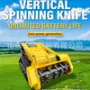 Cortacésped Robot Todo Terreno Transfronterizo con Batería Eléctrica de Larga Duración para Granja y Jardín Potencia Híbrida Corte Controlado Remotamente