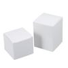 Caja blanca pequeña al por mayor, plegable, gruesa, de cartón blanco, para cosméticos, embalaje, impresión a color.