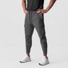 Fitness Transfronterizo Pantalones Casuales para Hombre Marca de Moda Americana Talla Grande Pantalones de Seda de Hielo para Hombre Color Sólido Multibolsillo Pantalones Deportivos con Puño
