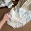 Estilo Deseo Puro Modelo 7A Antibacteriano Sexy Encaje Ropa Interior para Niñas Calzones de Algodón Puro para Mujer Calados Clase A
