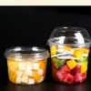 Tazón de puesto Tazón de gelatina de hielo Maceta Cubo para cortar fruta Tazón de ensalada Caja para llevar con tapa Nuevo artículo práctico bueno 2026